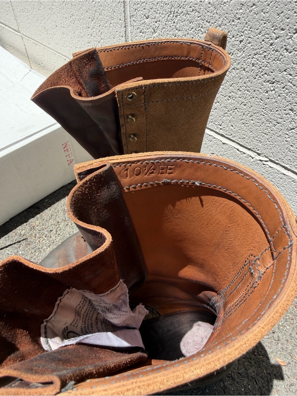 Nick’s handmade Wildland Boots - Picture 6 of 10